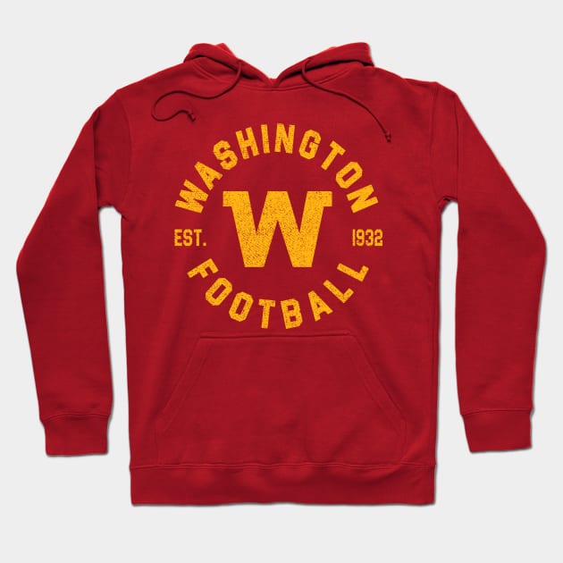 Vintage Washington DC Football Sports Team Est 1932 Hoodie by cytoplastmaximume